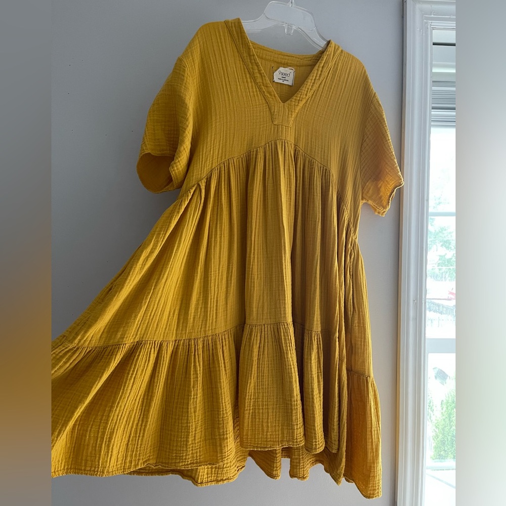 9seed El Matador Dress Honey Yellow